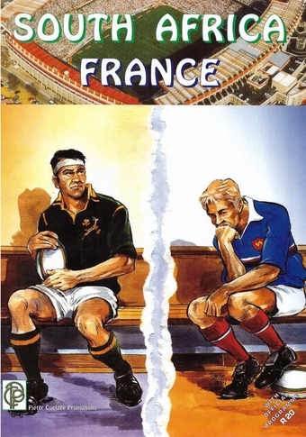 matchday-programmes -  Africa vs France rugby — big-screen and sideline advertising