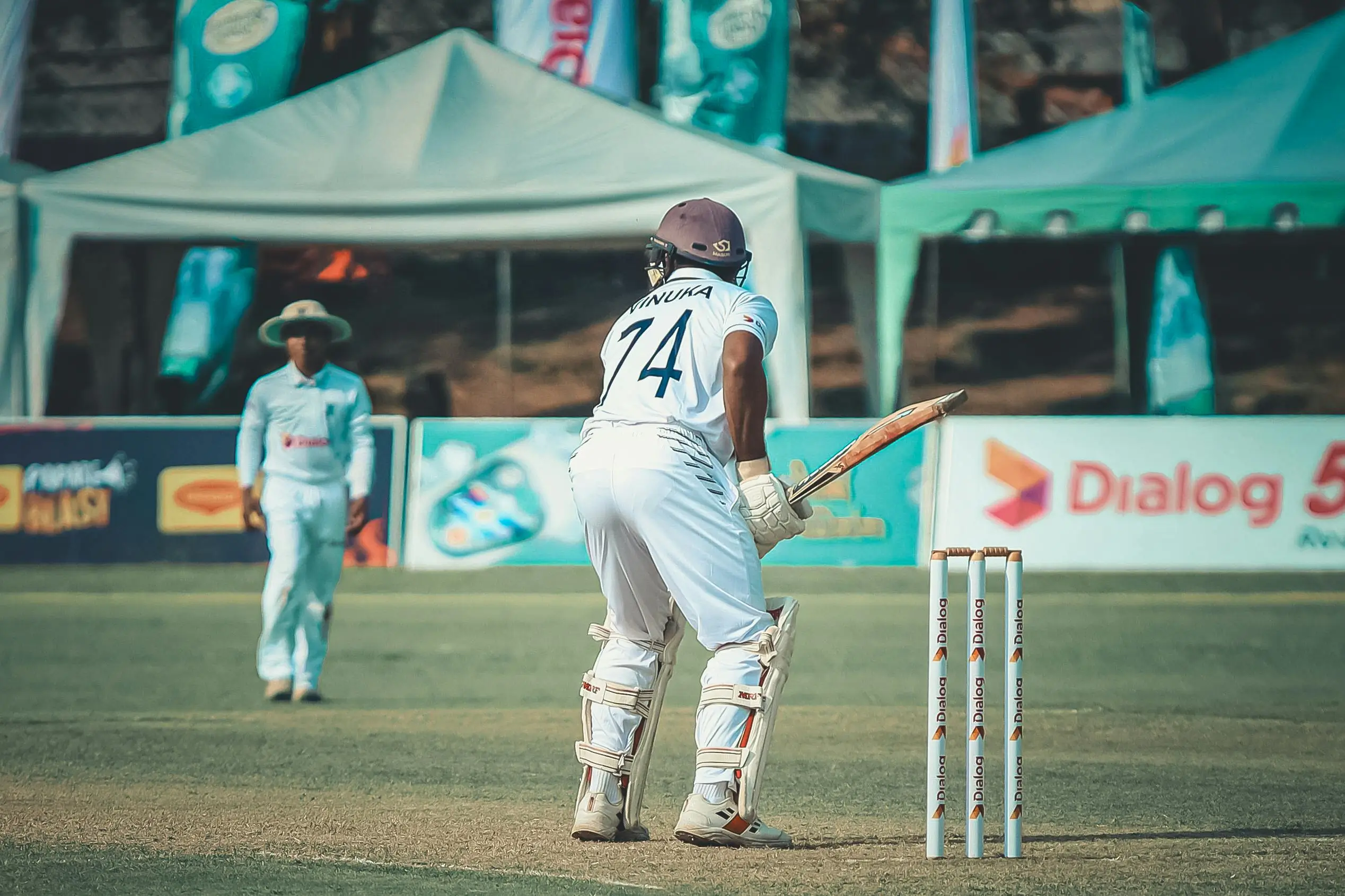 Cricket stadium advertising and big-screen visibility example